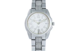 HAMILTON -A STAINLESS STEEL 'KHAKI ' WRISTWATCH