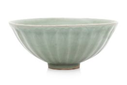 A LONGQUAN CELADON LOTUS BOWL
