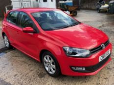 10/10 VOLKSWAGEN POLO SE TDI 75 1598CC DIESEL 5 DOOR HATCHBACK CN10VOC