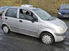 03/03 DAEWOO MATIZ SE 995cc 5 Spd Manual Petrol 5 Dr H/Back (Silver, 85k) WA03CXL