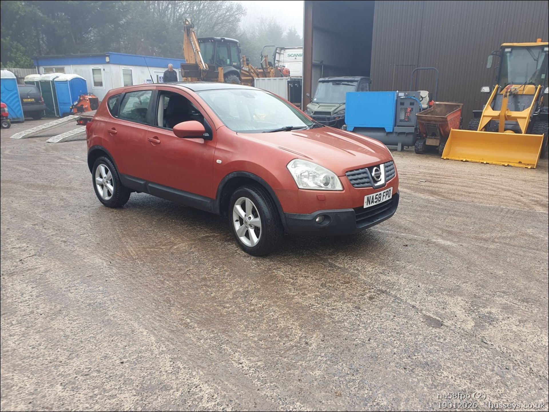 08/58 NISSAN QASHQAI HATCHBACK ORANGE 1461CC MANUAL DIESEL NA58FPO - Image 3 of 42