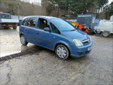 09/09 VAUXHALL MERIVA LIFE TWINPORT 1364cc 5 Spd Manual Petrol MPV (Blue), CK09FKN