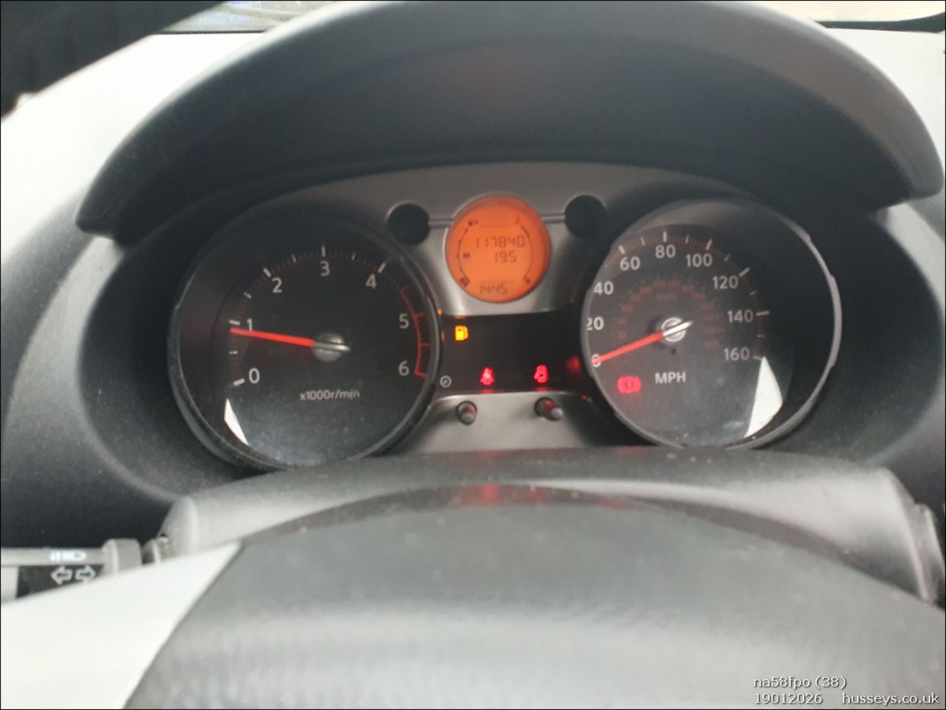 08/58 NISSAN QASHQAI HATCHBACK ORANGE 1461CC MANUAL DIESEL NA58FPO - Image 38 of 42