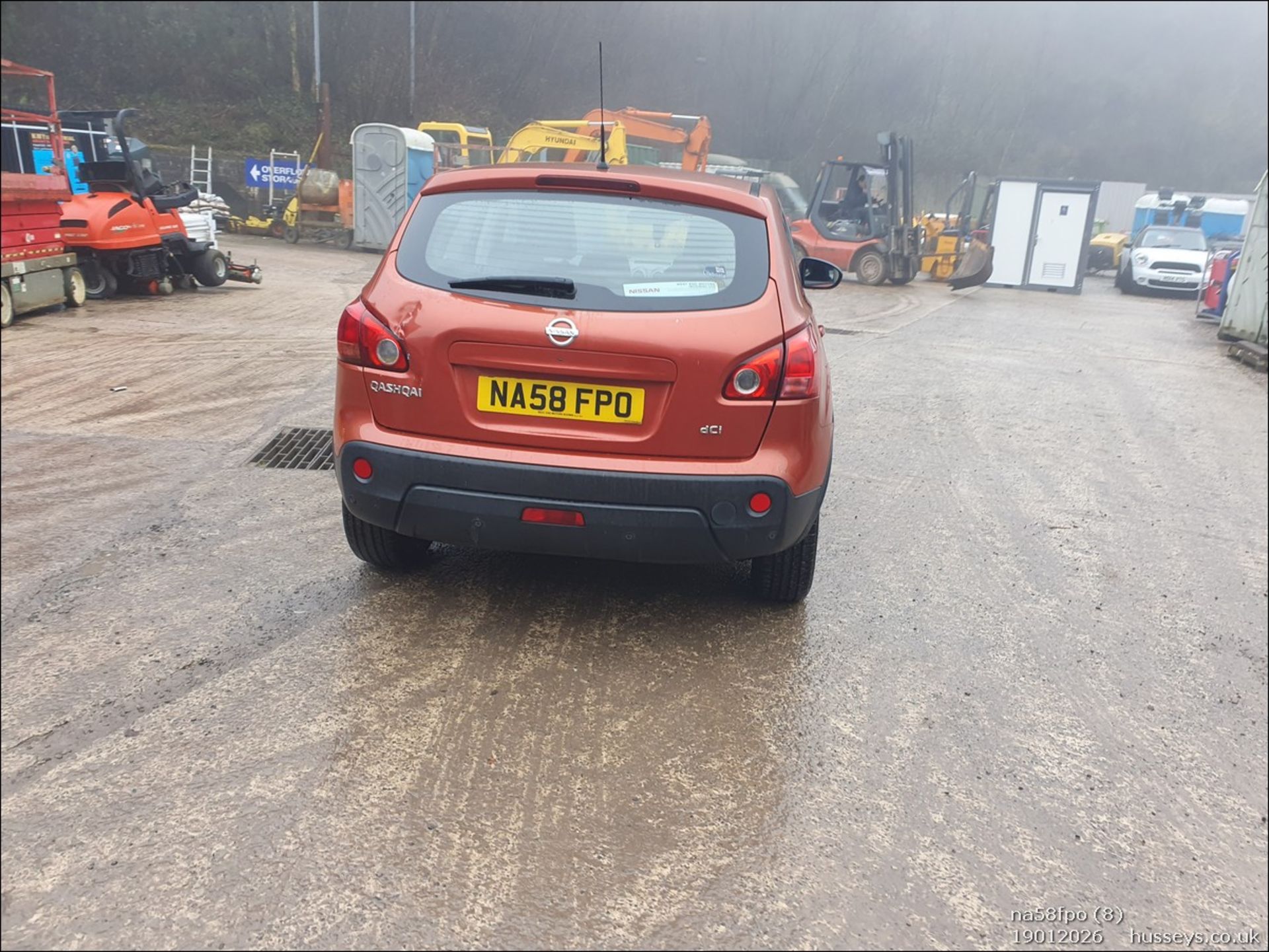08/58 NISSAN QASHQAI HATCHBACK ORANGE 1461CC MANUAL DIESEL NA58FPO - Image 8 of 42