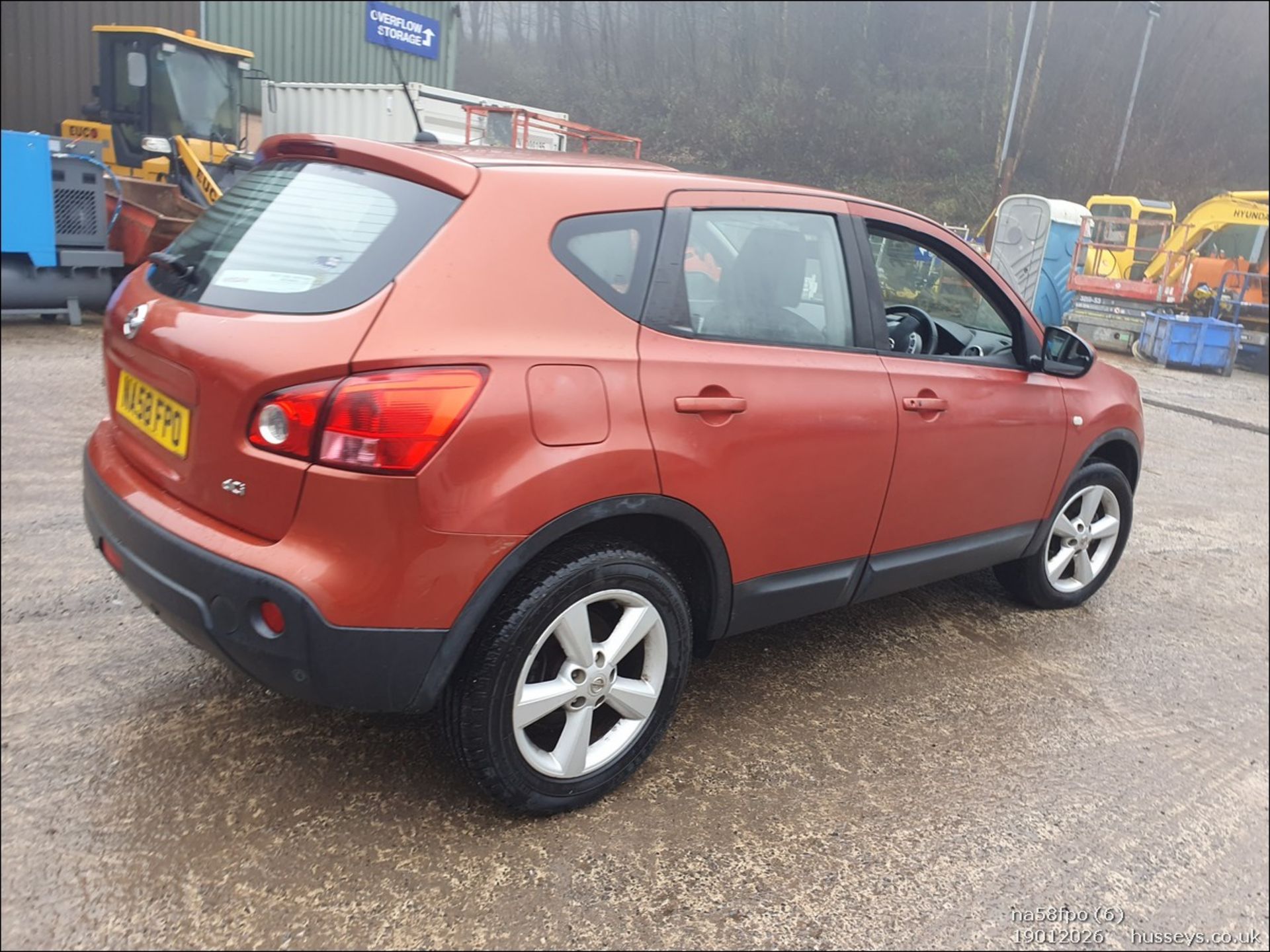 08/58 NISSAN QASHQAI HATCHBACK ORANGE 1461CC MANUAL DIESEL NA58FPO - Image 6 of 42
