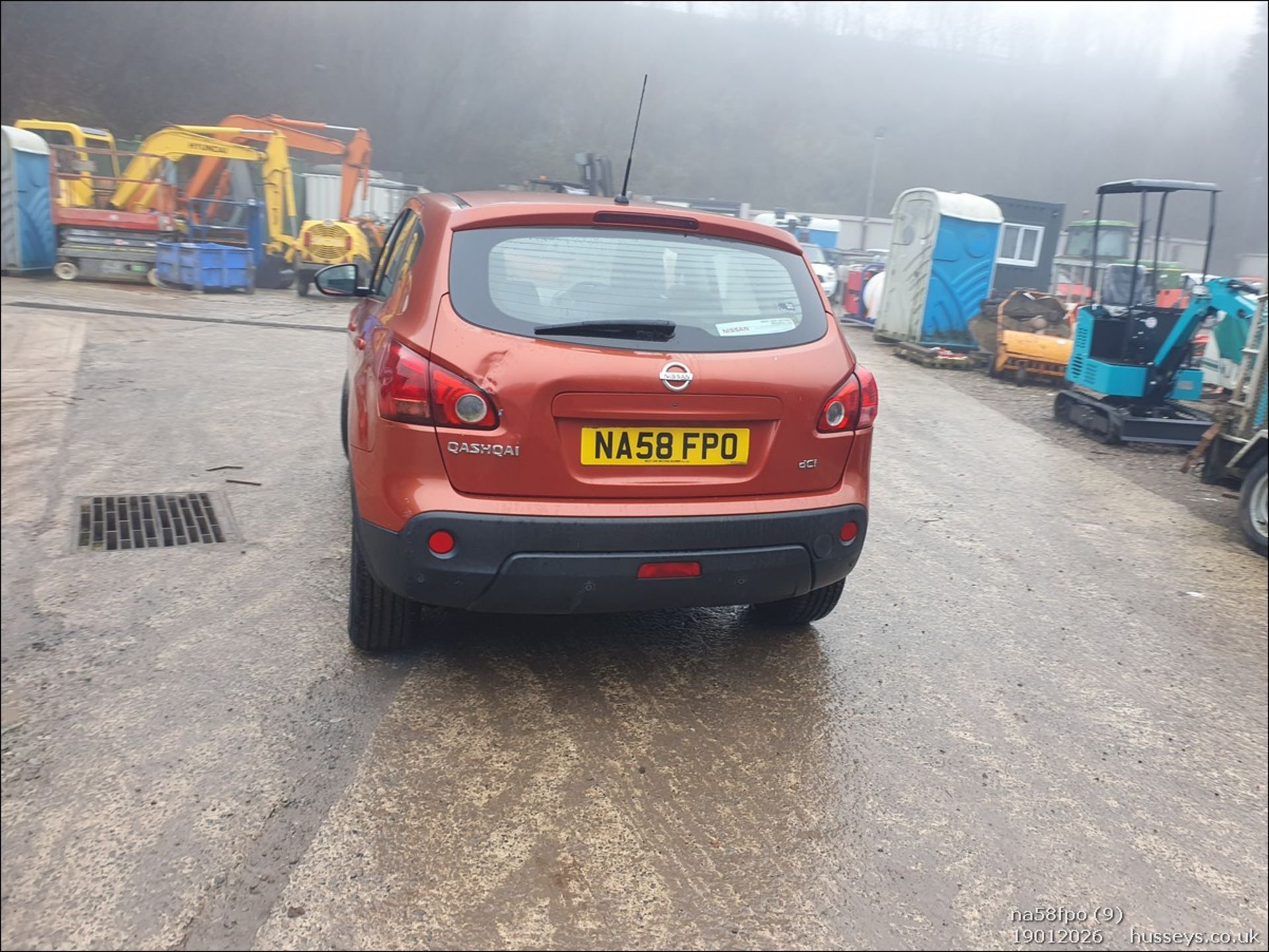 08/58 NISSAN QASHQAI HATCHBACK ORANGE 1461CC MANUAL DIESEL NA58FPO - Image 9 of 42
