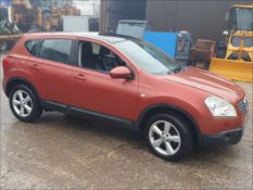 08/58 NISSAN QASHQAI HATCHBACK ORANGE 1461CC MANUAL DIESEL NA58FPO