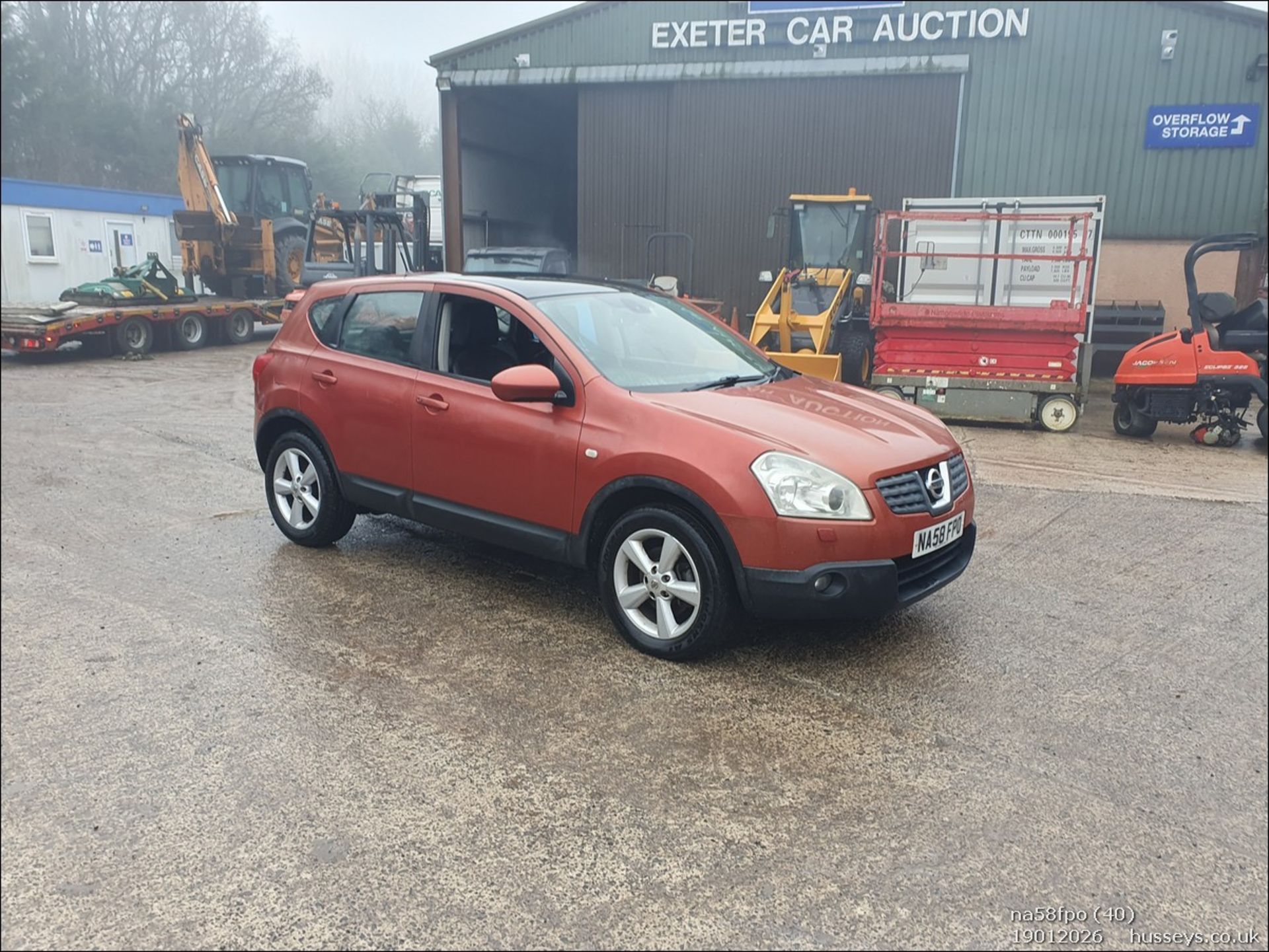 08/58 NISSAN QASHQAI HATCHBACK ORANGE 1461CC MANUAL DIESEL NA58FPO - Image 40 of 42