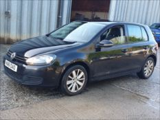 11/61 VOLKSWAGEN GOLF MATCH TDI 1598cc 5 Spd Manual Diesel 5 Dr H/Back (Black, 127k) MA61DAO
