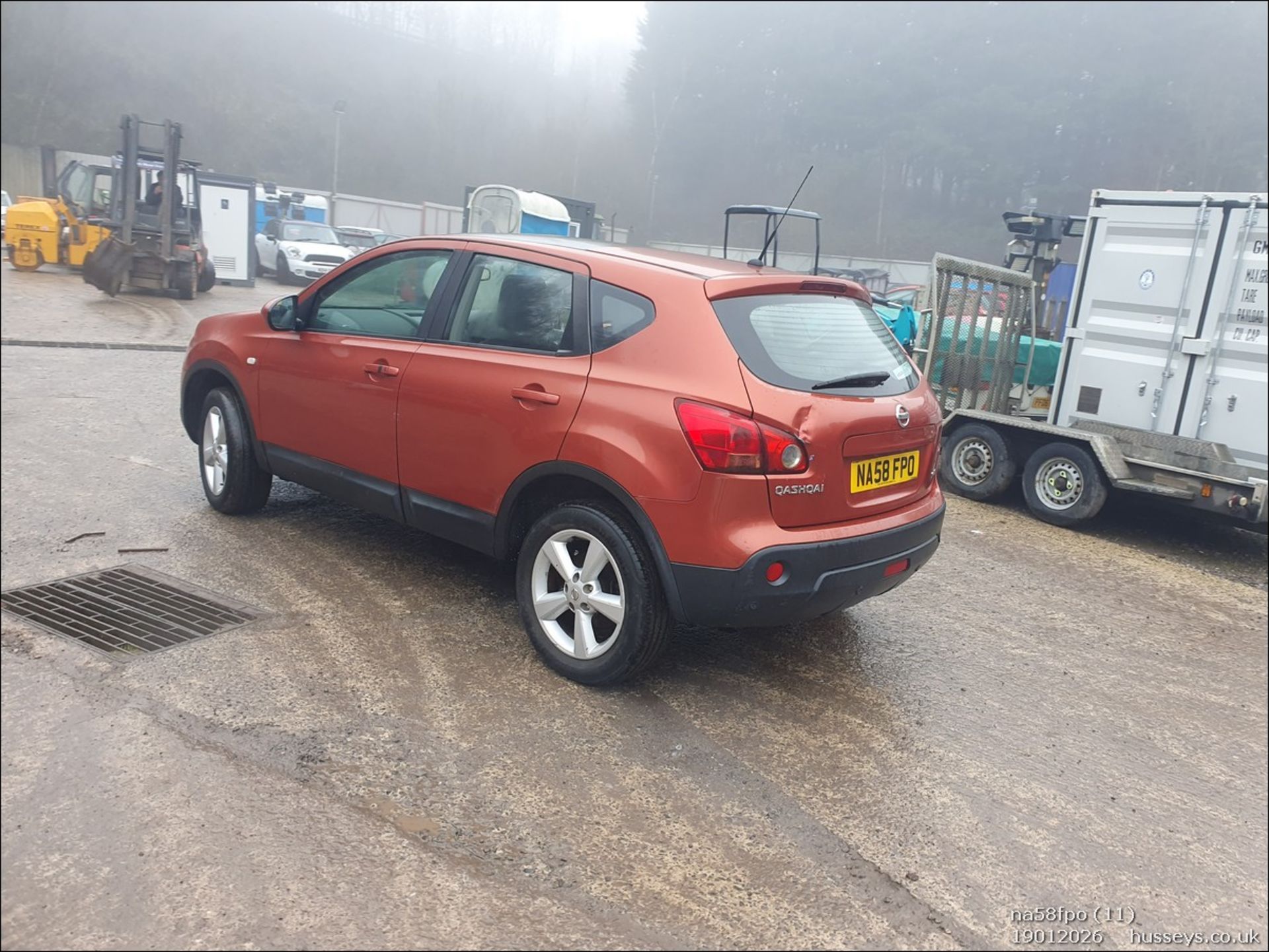08/58 NISSAN QASHQAI HATCHBACK ORANGE 1461CC MANUAL DIESEL NA58FPO - Image 11 of 42