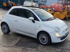 09/09 FIAT 500 LOUNGE 1242CC PETROL 3 DOOR HATCHBACK 93K YB09YXD