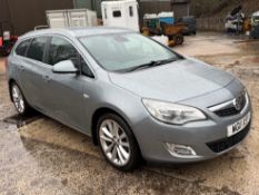 11/11 VAUXHALL ASTRA SE TURBO 1364cc 6 Spd Manual Petrol Estate (Silver, 127k) WG11XSP