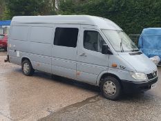 05/05 MERCEDES SPRINTER 311 CDI LWB 2148cc 5 Spd Manual Diesel Motor Caravan (White, 168k) VA05OEV
