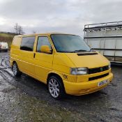 2001 VOLKSWAGEN TRANSPORTER TDI SWB 2461cc 5 Speed Manual Diesel Yellow Van AE51LYU