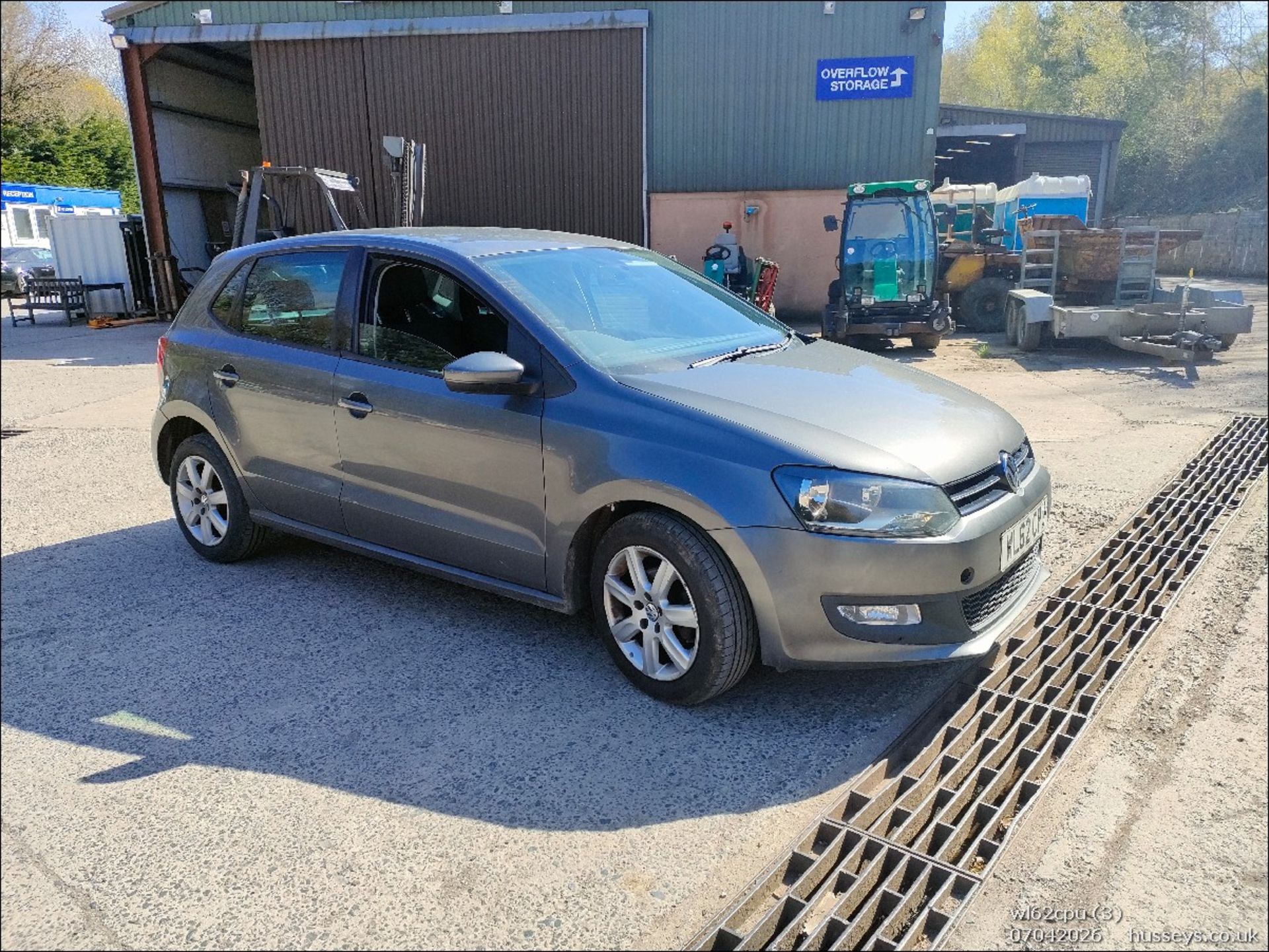 12/62 VW POLO 1199CC 5 SPEED MANUAL DIESEL GREY 5 DOOR HATCHBACK WL62CPU