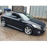 12/62 VOLVO C30 R-DESIGN LUX D3 AUTO 1984cc 6 Spd Auto Diesel 3 Dr H/Back (Black, 98k) YE62UNU
