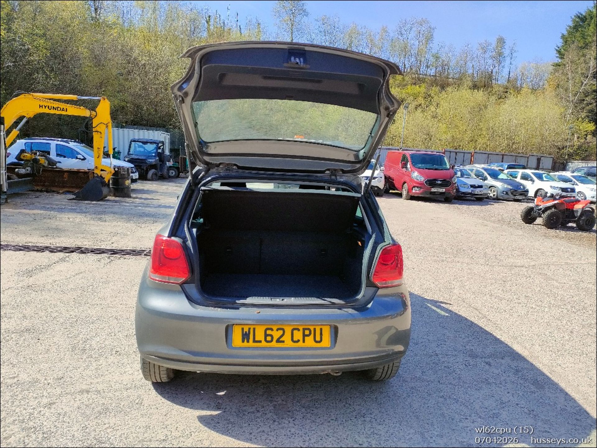 12/62 VW POLO 1199CC 5 SPEED MANUAL DIESEL GREY 5 DOOR HATCHBACK WL62CPU - Image 15 of 18