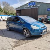 07/07 FORD S-MAX TITANIUM TDCI 6G 1997cc 6 Speed Manual Diesel MPV Blue EJ07NPE