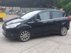 16/66 FORD B-MAX TITANIUM TURBO 998cc 5 Spd Manual Petrol MPV (Black, 41k) WF66DGY