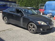 08/58 LEXUS IS 250 SE-L AUTO 2499cc 6 Spd Auto Petrol 4 Dr Saloon (Black, 139k) WV58BBX