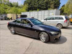 2009 BMW 335I M SPORT AUTO 2979cc 7 Spd Auto Petrol Convertible (Black, 97k) T16MOJ