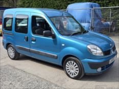 08/08 RENAULT KANGOO EXPRESSION AUTO 1598cc 4 Spd Auto Petrol MPV (Blue) CA08ZYT