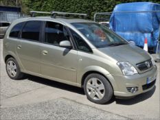 09/09 VAUXHALL MERIVA DESIGN TWINPORT 1364cc 5 Spd Manual Petrol MPV (Gold, 85k) KV09LWW
