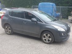 12/62 PEUGEOT 3008 ACTIVE HDI 1560cc 6 Spd Manual Diesel 5 Dr H/Back (Grey, 106k) YS62FWG
