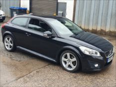 12/62 VOLVO C30 R-DESIGN LUX D3 AUTO 1984cc 6 Spd Auto Diesel 3 Dr H/Back (Black, 98k) YE62UNU