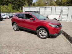 14/14 NISSAN QASHQAI ACENTA PREMIUM DI 1198cc 6 Spd Manual Petrol 5 Dr H/Back (Red, 79k) FY14AYP