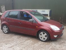 03/03 FORD FIESTA LX 1388cc 5 Spd Manual Petrol 5 Dr H/Back (Red, 127k) HF03DXU