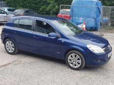 2010 VAUXHALL ASTRA DESIGN 1598CC PETROL 5 DOOR HATCHBACK (PK10GYA)