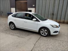 10/10 FORD FOCUS ZETEC TDCI 109 1560cc 5 Spd Manual Diesel 5 Dr H/Back (White, 144k) SH10YUO