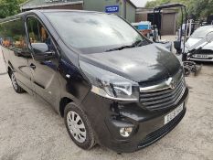 18/18 VAUXHALL VIVARO 2700 SPORTIVE CDTI 1598cc 6 Spd Manual Diesel Panel Van (Black, 9k) DU18HFG