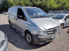 11/11 MERCEDES-BENZ VITO 110 CDI 2143cc 6 Spd Manual Diesel Panel Van (Silver), KR11UJZ