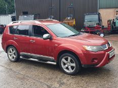 08/08 MITSUBISHI OUTLANDER WARRIOR DI-D 1968cc 6 Spd Manual Diesel Estate (Red, 148k) SH08DOS