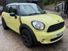 12/12 MINI COUNTRYMAN COOPER D ALL4 1598CC DIESEL 5 DOOR HATCHBACK HN12FFG