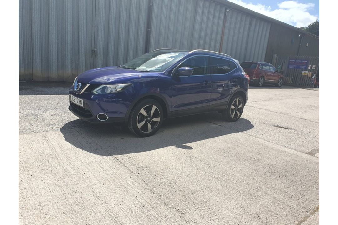 17/67 NISSAN QASHQAI N-CONNECTA DCI 1461cc 6 Spd Manual Diesel 5 Dr H/Back (Blue, 88k) BJ67ZHN - Image 10 of 33