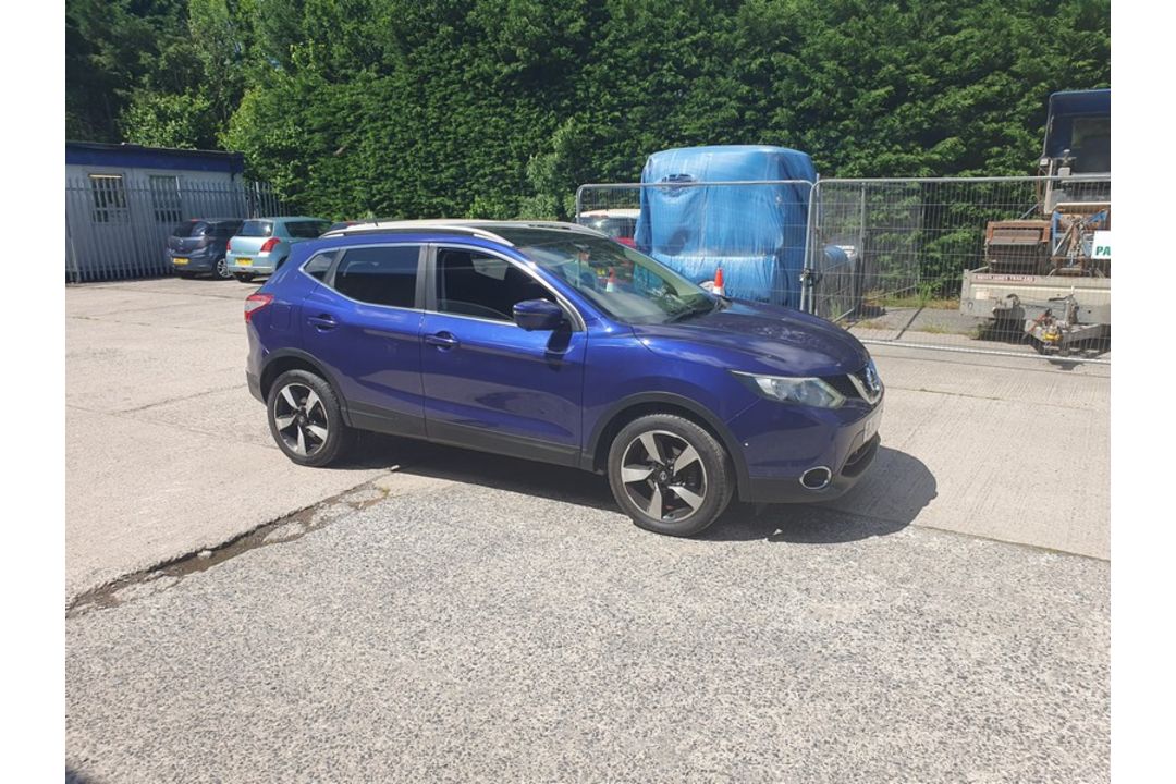 17/67 NISSAN QASHQAI N-CONNECTA DCI 1461cc 6 Spd Manual Diesel 5 Dr H/Back (Blue, 88k) BJ67ZHN - Image 4 of 33