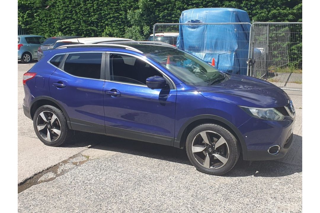 17/67 NISSAN QASHQAI N-CONNECTA DCI 1461cc 6 Spd Manual Diesel 5 Dr H/Back (Blue, 88k) BJ67ZHN - Image 1 of 33