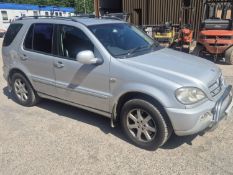 2001 MERCEDES ML270 CDI AUTO 2688CC DIESEL CU51TRN