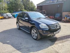09/59 MERCEDES-BENZ ML350 BLUE-CY SPORT CDI A 2987cc 7 Spd Auto Diesel Estate (Blue, 88k) LB59OKS