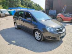 12/62 VAUXHALL ZAFIRA DESIGN NAV 1598cc 5 Spd Manual Petrol MPV (Grey, 108k) SH62OWZ