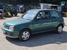 02/02 NISSAN MICRA VIBE 998cc 5 Spd Manual Petrol 3 Dr H/Back (Green, 75k) YS02DMF