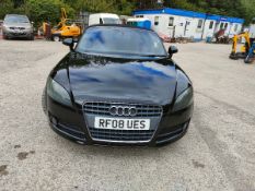 08/08 AUDI TT TFSI 1984cc 6 Spd Manual Petrol Convertible (Black, 67k) RF08UES