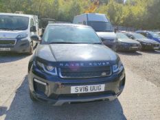 16/16 LAND ROVER RANGE ROVER EVOQUE SE TEC 1999cc 6 Spd Manual Diesel Estate (Black, 134k) SV16UUG
