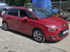 14/14 CITROEN C4 PICASSO EXCL + AIRDM E 1560cc 6 Spd Manual Diesel MPV (Red, 94k) YS14RXD