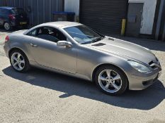 05/05 MERCEDES SLK 350 AUTO 3498cc 7 Spd Auto Petrol Convertible (Silver, 56k) LS05KJY