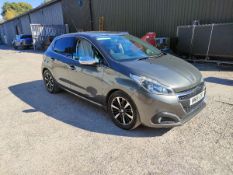 18/18 PEUGEOT 208 ALLURE PREMIUM 1200cc 5 Spd Manual Petrol 5 Dr H/Back (Grey, 87k) MM18GMY