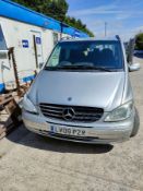 08/08 MERCEDES VIANO CDI2.2 AMB XLONG A 2148cc 5 Spd Auto Diesel MPV (Silver), LV08PZR